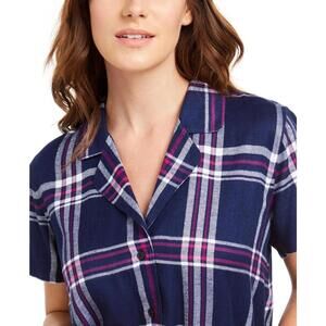 Jenni Womens 2-Pc. Printed Top & Shorts Pajama Set Size M